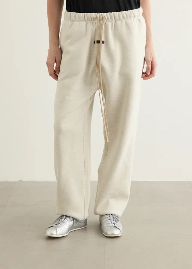 Fear of God Essentials Women's Classic Sweatpants in Oatmeal Heather, image 1 of 1 from Incu