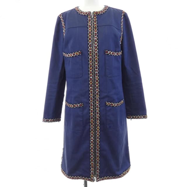 Chanel 04A Vintage Coat Navy in Navy from The Reluxe, photo 1 of 1