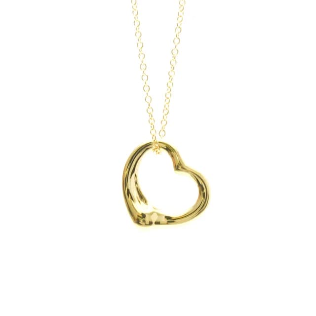 Tiffany & Co. Open Heart Yellow Gold (18K) No Stone Men,Women Fashion Pendant Necklace (Gold) in Gold Yellow gold (18K) from Elady, photo 1 of 1