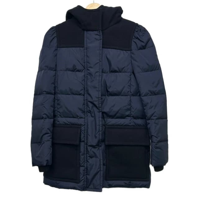 Miu Miu Down Coat S Navy 38 in Navy from The Reluxe, photo 1 of 1