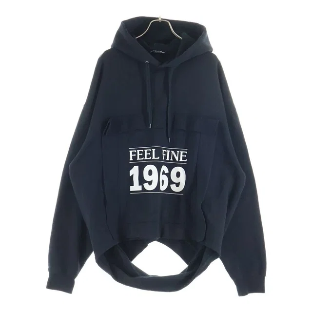 Balenciaga Feel Fine Cutoff Pullover Hoodie Black in Black from The Reluxe, photo 1 of 1
