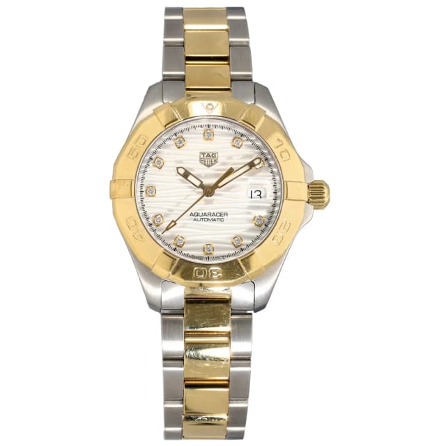 TAG Heuer Aquaracer WBD2321 32mm Bi-Colour Watch from H&T, photo 1 of 1