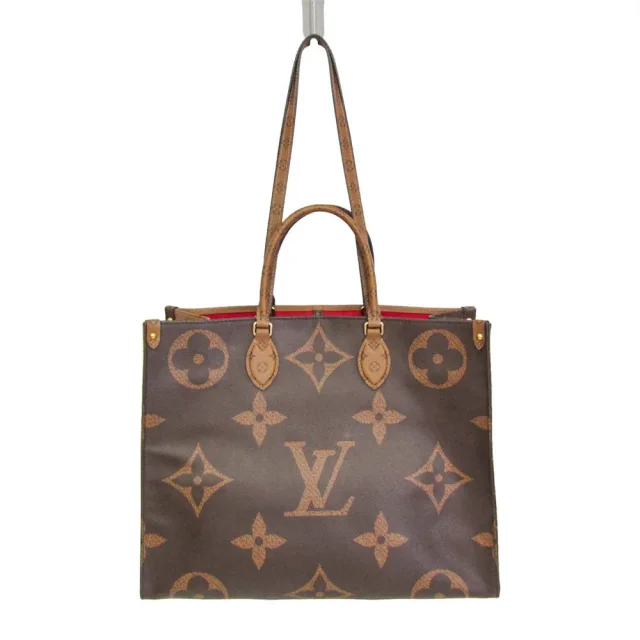 Louis Vuitton On The Go GM M45320 Women's Shoulder Bag,Tote Bag Beige,Brown in Beige/Brown Monogram Reverse from Elady, photo 1 of 1