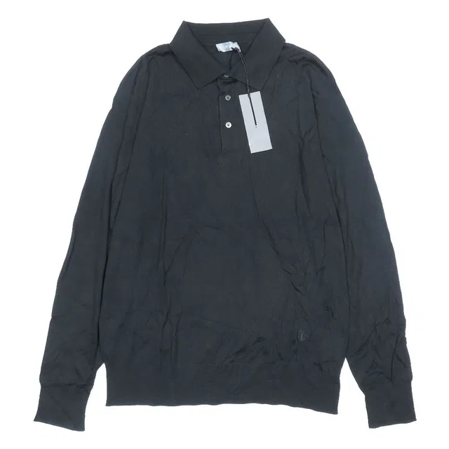 Dior Bee Wool Polo Shirt High Gee Knit Long Sleeve Accent Bee Embroidery in Wool from The Reluxe, photo 1 of 1