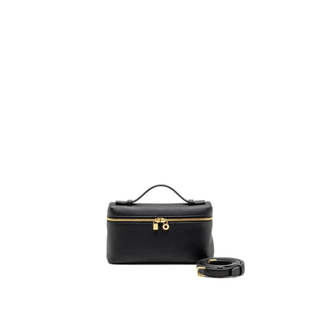 Loro Piana extra pocket L19 grained calfskin black GHW in Black Caviar leather from EMIER, photo 1 of 1