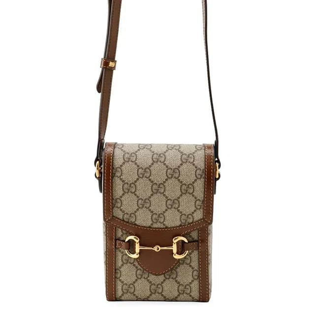 Gucci Shoulder Bag GG Supreme Horsebit 1955 in Leather from The Reluxe, photo 1 of 1