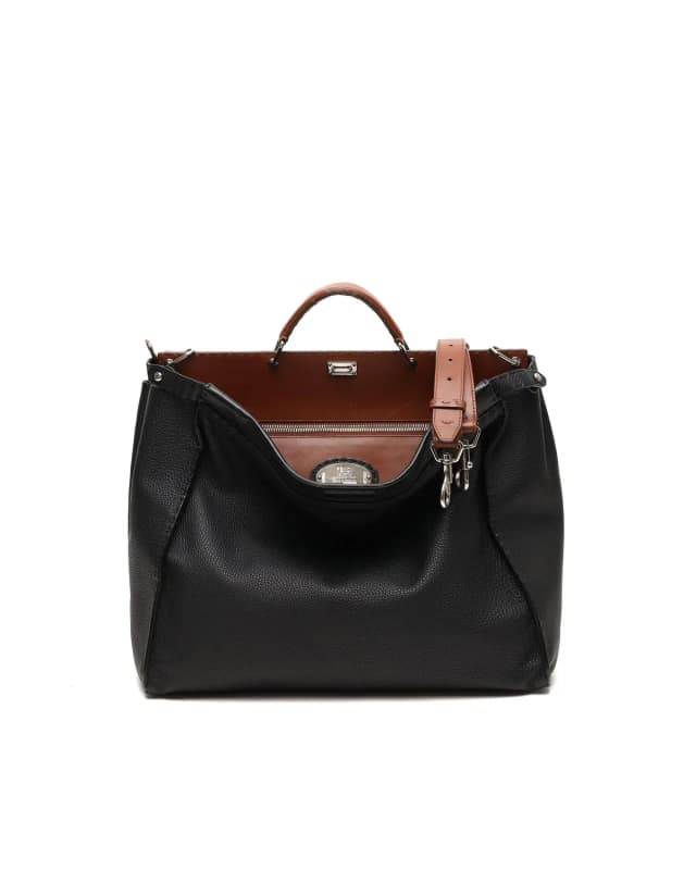 Fendi Large Selleria Peekaboo Top Handle Bag in Leather from A Retro Tale, photo 1 of 1
