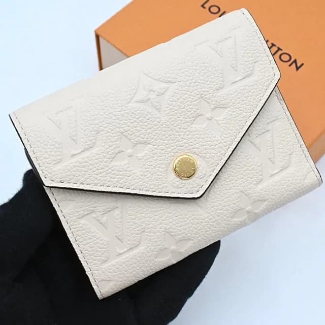 Louis Vuitton Empreinte Portefeuille Victorine White Wallet in White Leather from The Reluxe, photo 1 of 1