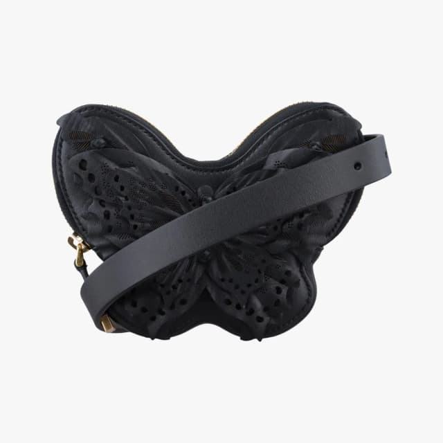Dior 30 Montaigne Butterfly Stroke Black Lambskin Handbag in Black Lambskin from The Reluxe, photo 1 of 1