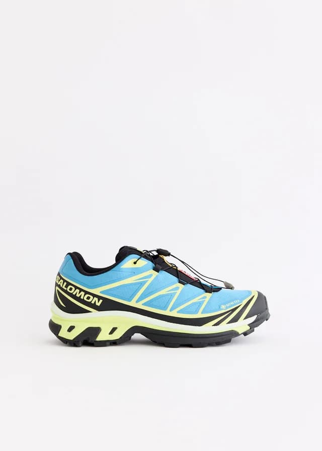Salomon XT-6 GORE-TEX 'Niagara' Sneakers in Niagara / Sunny Lime / Black, image 1 of 1 from Incu