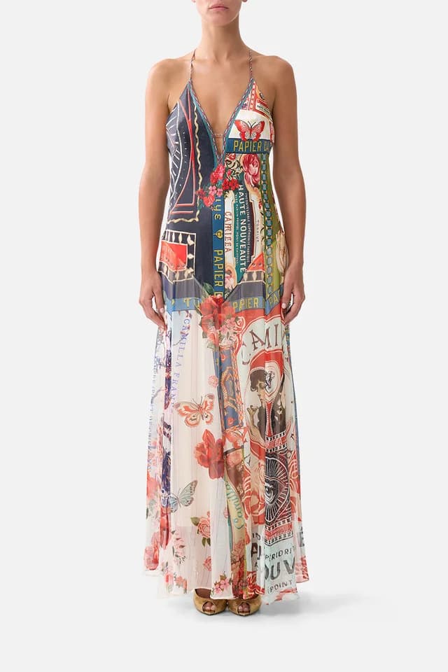 Camilla eBoutique HARDWARE DETAIL SLIP DRESS HIGH CLASS HOOKAH, image 1 of 1 from CAMILLA