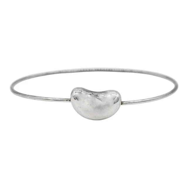 Tiffany & Co. Elsa Peretti Bean Design Sterling Silver Wire Bracelet in Silver from Clotheshorse Anonymous, photo 1 of 1