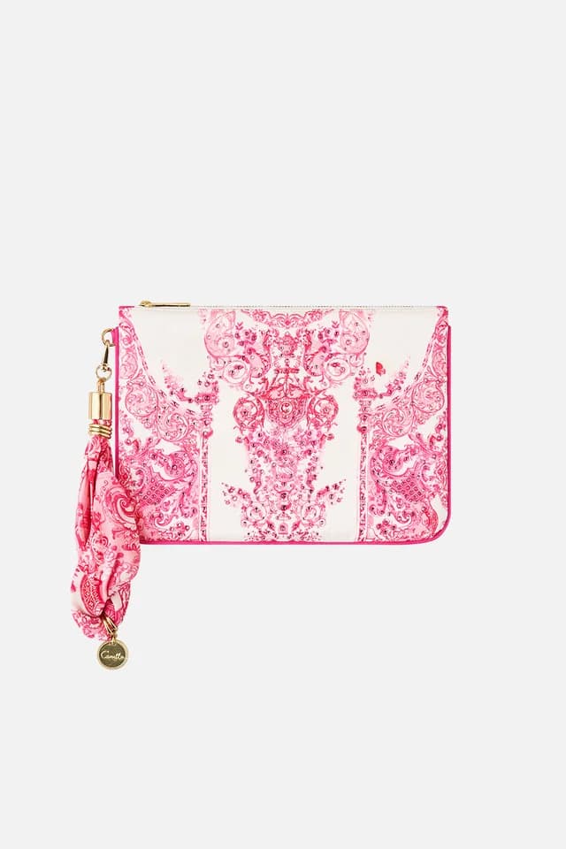 Camilla eBoutique SCARF CLUTCH LIVIN LA VIDA ROSA, image 1 of 1 from CAMILLA