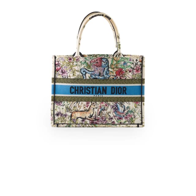 Dior Small Floral Book Tote in Canvas from The Purse Affair, photo 1 of 1