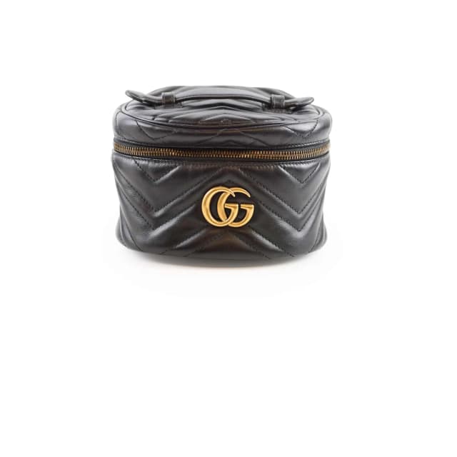 Gucci Marmont Mini Backpack Black in Black Leather from The Purse Affair, photo 1 of 1