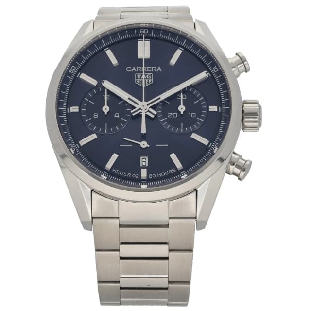 TAG Heuer Carrera CBN2011 42mm Stainless Steel Watch from H&T, photo 1 of 1