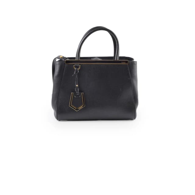 Fendi 2Jours Bag Small Black in Black Calfskin from The Purse Affair, photo 1 of 1