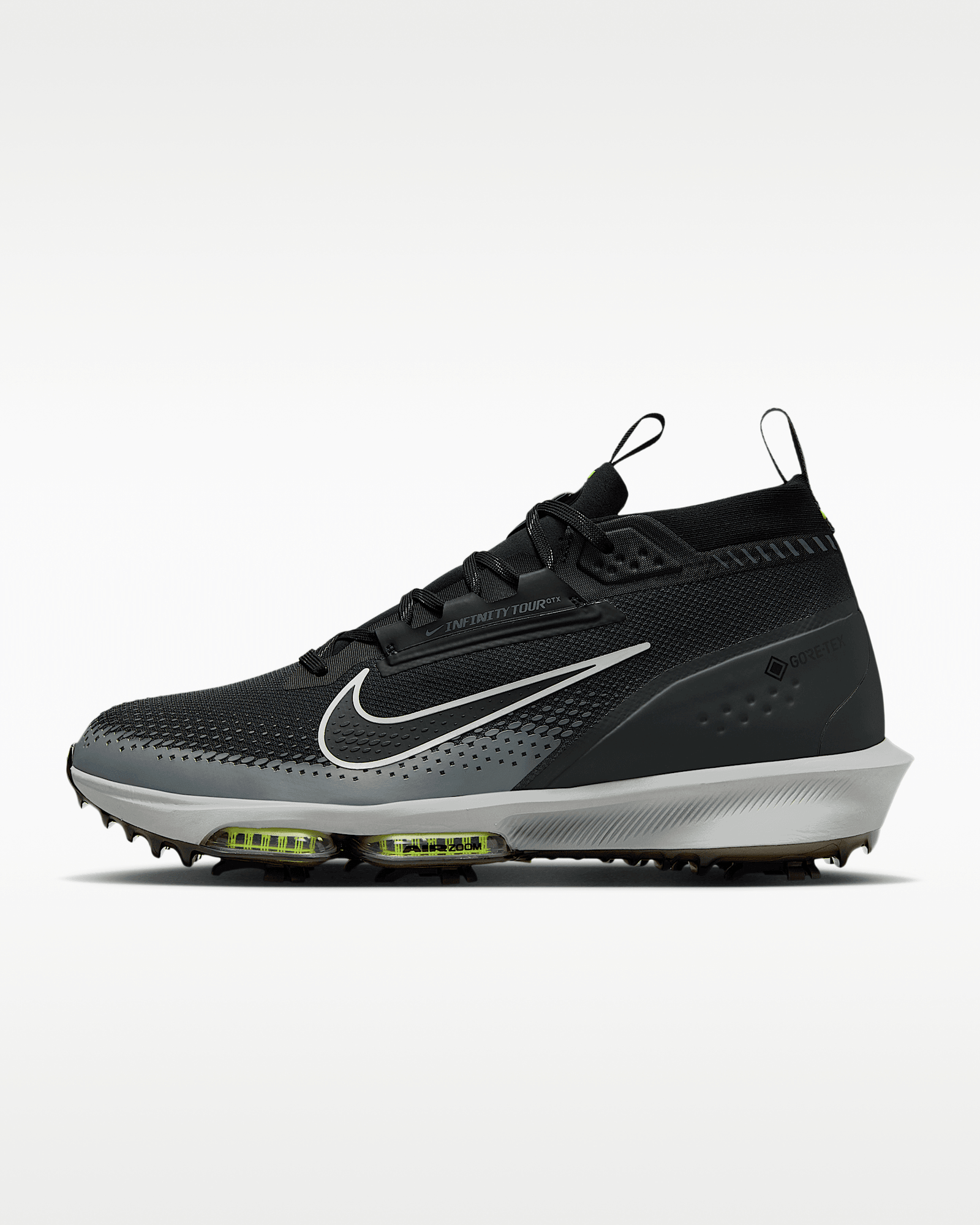 Nike Infinity Tour 2 GORE-TEX in Dark Smoke Grey/Light Smoke Grey/Black, image 1 of 1 from Nike