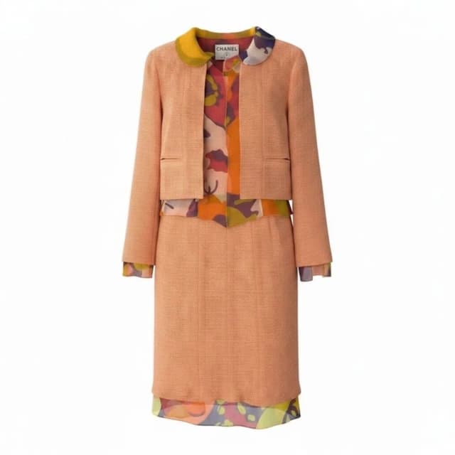 Chanel Suit Jacket No Top Skirt Set in Tweed from The Reluxe, photo 1 of 1