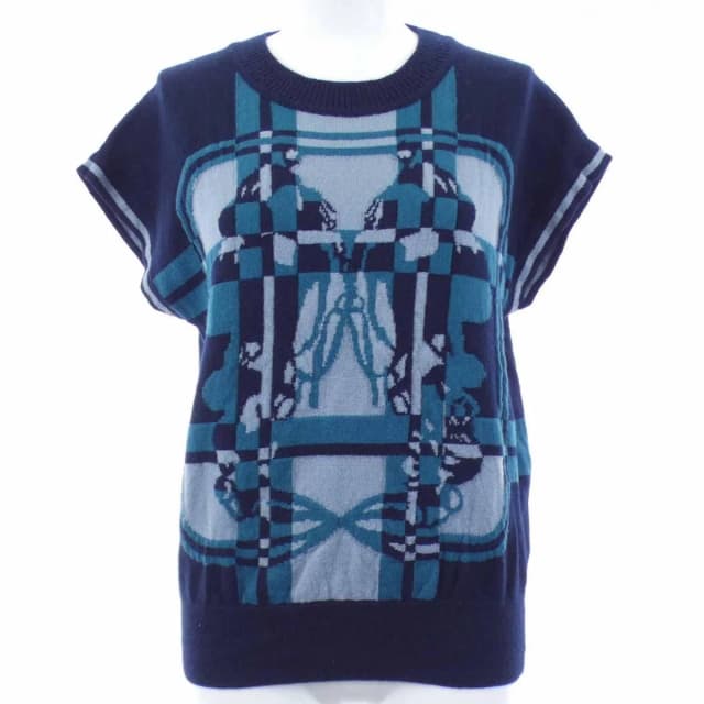 Hermès Brides de Gala Tartan Knit in Cashmere from The Reluxe, photo 1 of 1