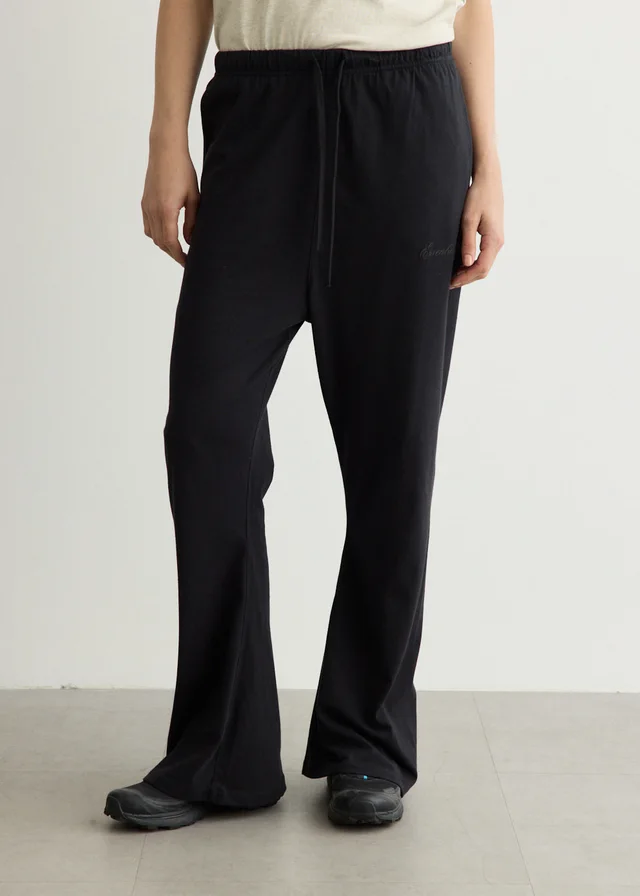 Fear of God Essentials Signature Classic Flare Sweatpants in VINTAGE BLACK, image 1 of 1 from Incu