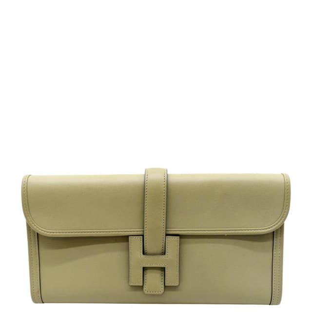 Hermès Jige Elan 29 Calfskin Leather Clutch Wallet Trench in Calfskin from Dallas Designer Handbags, photo 1 of 1