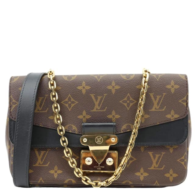 Louis Vuitton Marceau Monogram Canvas Chain Shoulder Bag Black in Black Coated canvas from Dallas Designer Handbags, photo 1 of 1
