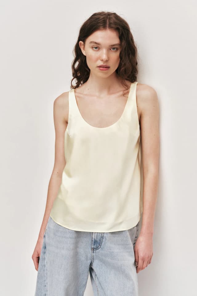 AJE Siren Top in BUTTER, image 1 of 1 from Aje