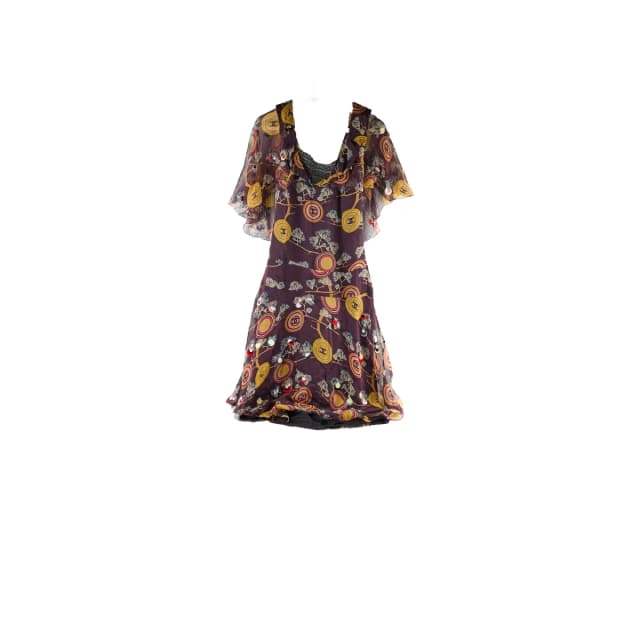 Gucci Chanel Patterned Summer Silk Dress in Multicolor Silk from The Purse Affair, photo 1 of 1