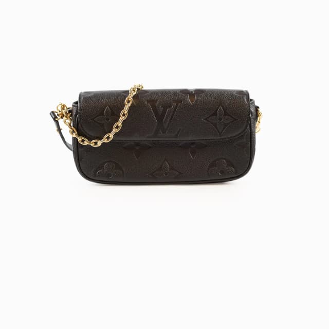 Louis Vuitton Ivy Wallet On Chain Empreinte Black in Black Leather from The Purse Affair, photo 1 of 1