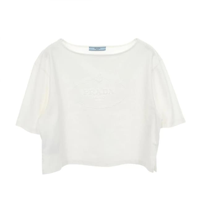 Prada Short Sleeve T-Shirt Embossed Logo Cotton from The Reluxe, photo 1 of 1