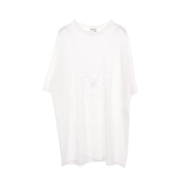 Chanel Short Sleeve T-Shirt Star CC Logo Oversize Cotton from The Reluxe, photo 1 of 1