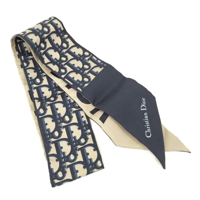 Dior Mitzah Ribbon Scarf Trotter Silk in Silk from The Reluxe, photo 1 of 1