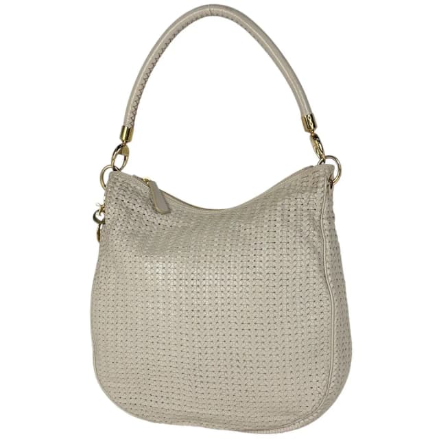 Dior Shoulder Bag Braided Leather Greige in Taupe Leather from The Reluxe, photo 1 of 1