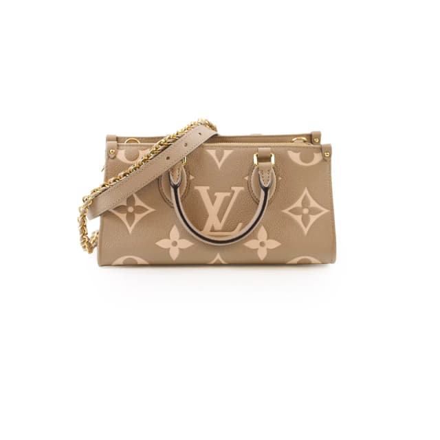 Louis Vuitton East West On The Go Dove/Cream in White Leather from The Purse Affair, photo 1 of 1
