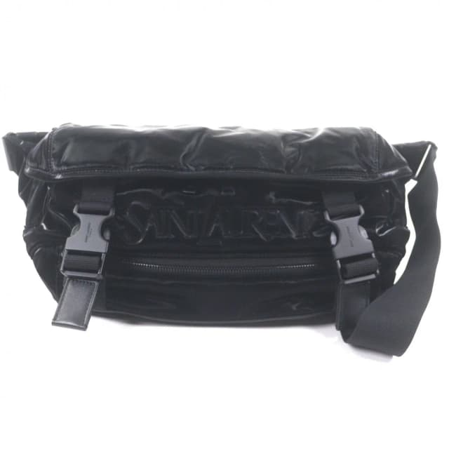 Saint Laurent Embroidery Belt Bag Black in Black Nylon from The Reluxe, photo 1 of 1