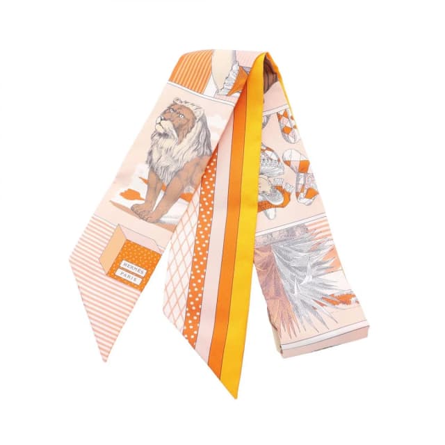 Hermès Scarf Twilly Grand Theater Nouveau Ribbon Silk in Silk from The Reluxe, photo 1 of 1