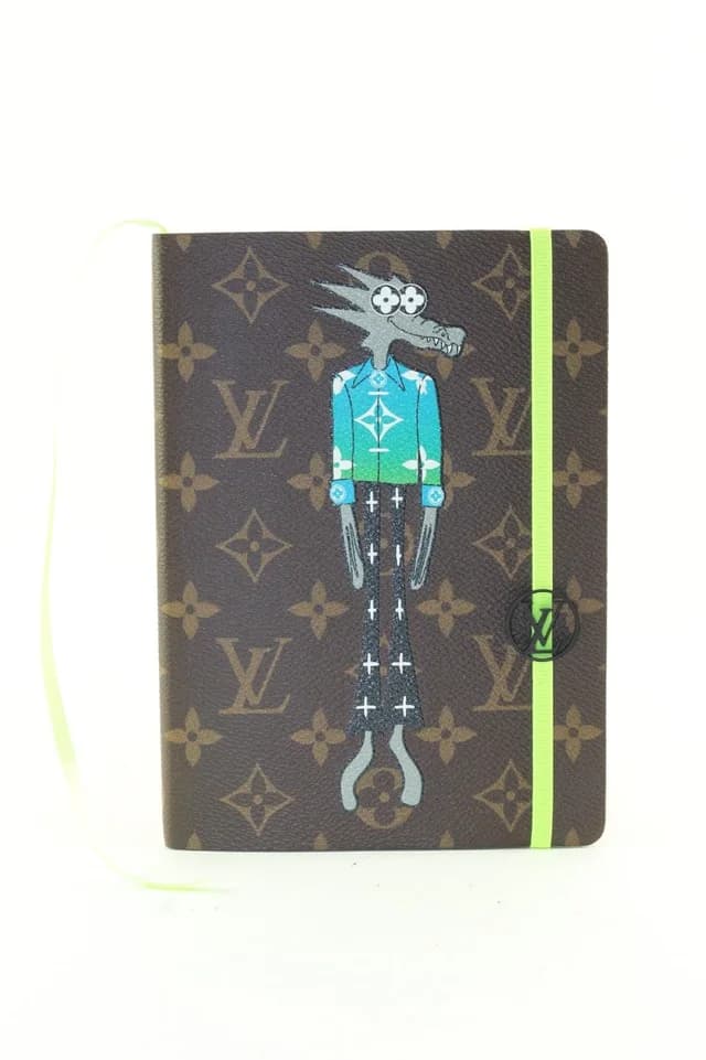 Monogram LV Friends Clemence Notebook Virgil Abloh Wolf in Clemence leather from Bagriculture, photo 1 of 1