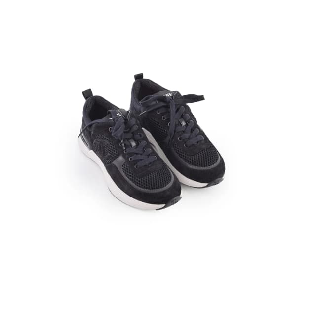 Chanel Mesh Sneakers Size 38 in Black from The Purse Affair, photo 1 of 1