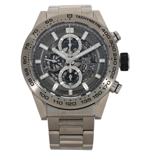 TAG Heuer Carrera CAR2A8A 43mm Titanium Watch from H&T, photo 1 of 1