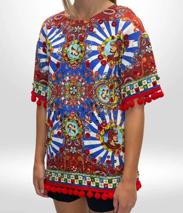 Dolce & Gabbana Runway Pom size 42 from Revivre Luxury Consignment, photo 1 of 1