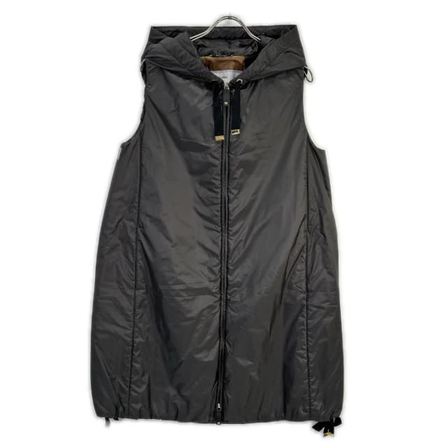 Max Mara Gray the Cube Cameluxe Long Padded Vest 40 in Grey from The Reluxe, photo 1 of 1