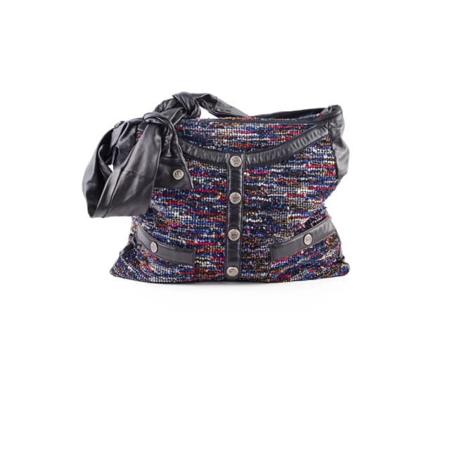 Chanel Large Girl Shoulder Bag in Tweed from The Purse Affair, photo 1 of 1