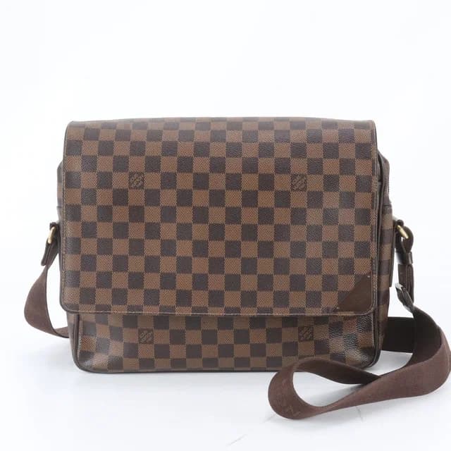Louis Vuitton Damier Shelton MM Leather Shoulder Bag Crossbody Messenger in Leather from The Reluxe, photo 1 of 1