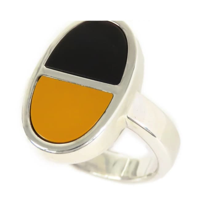 Hermès Chaine D'ancre Bicolor Ring Silver in Silver from The Reluxe, photo 1 of 1