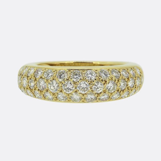 Cartier Pavé Diamond Set Ring from The Vintage Jeweller, photo 1 of 1