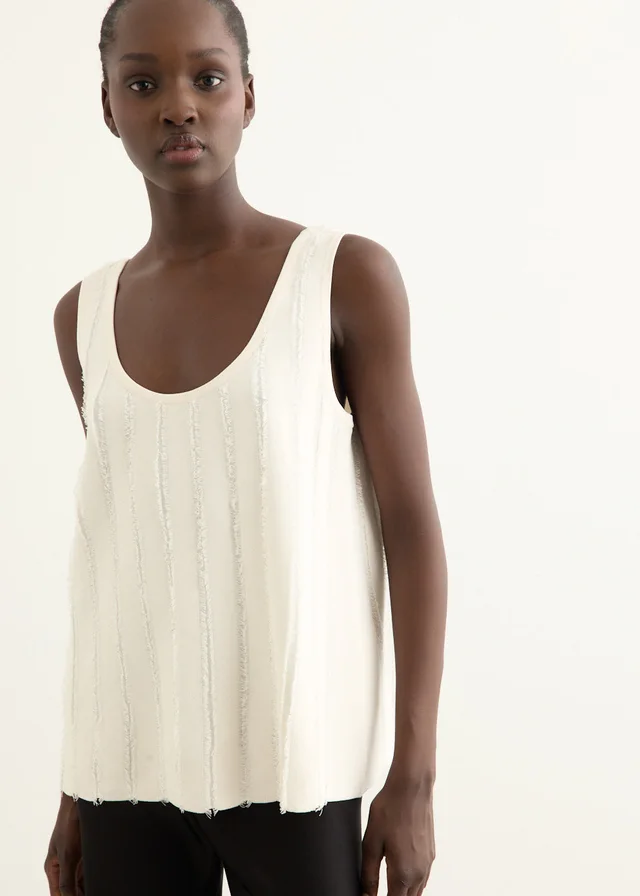 A.Emery Faye Tank in PARCHMENT, image 1 of 1 from Incu