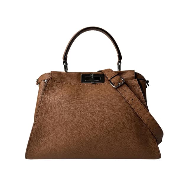 Fendi Selleria Peekaboo 2-Way Shoulder Bag in Leather from The Reluxe, photo 1 of 1