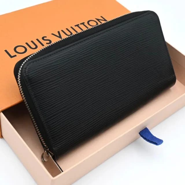 Louis Vuitton Epi Zippy Wallet Black in Black from The Reluxe, photo 1 of 1