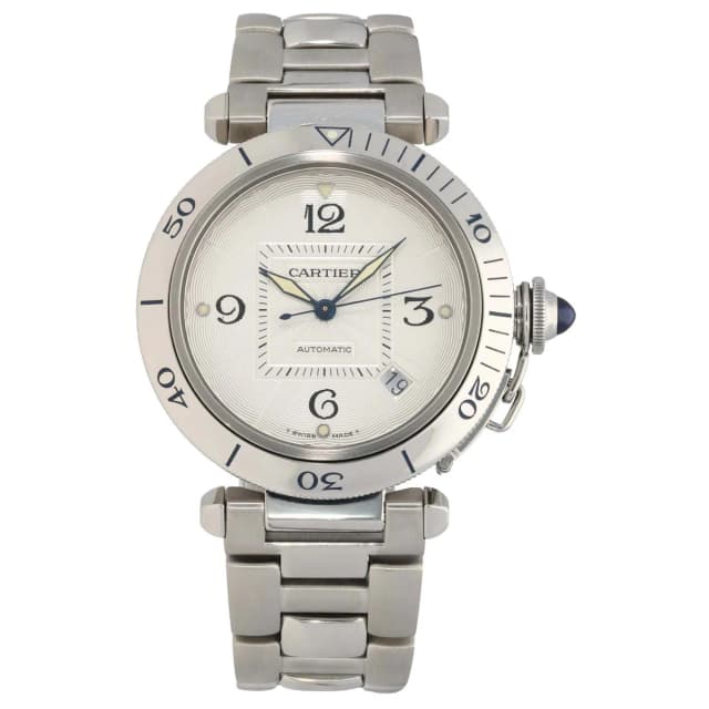 Cartier Pasha W31031H3 38mm Stainless Steel Watch from H&T, photo 1 of 1